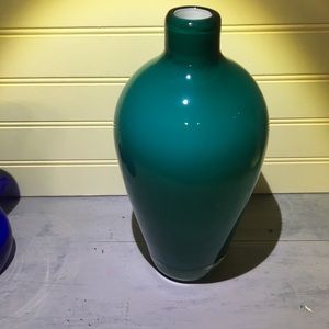 Turquoise/teal vase